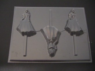 483sp Sleeping Princess Chocolate or Hard Candy Lollipop Mold